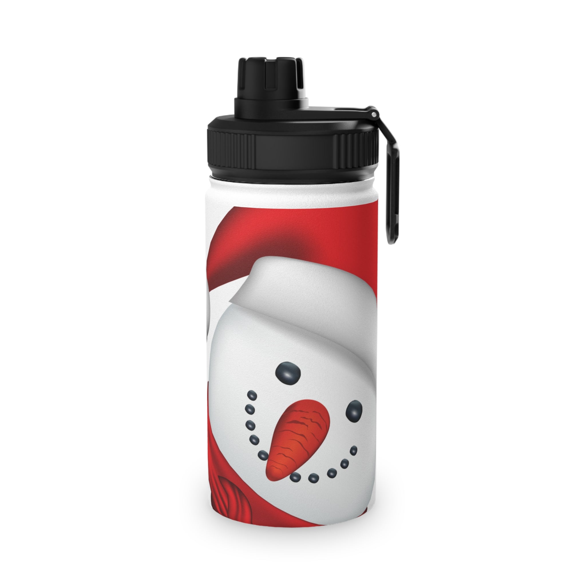 Snowman Reindeer Kids Aluminum Water Bottle