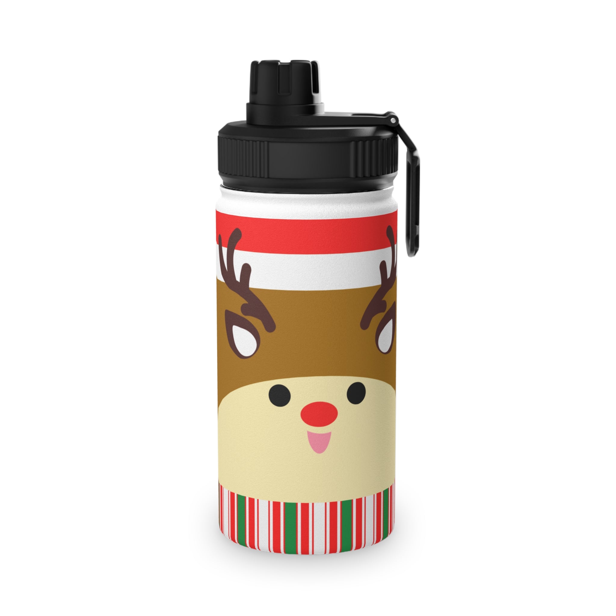 Christmas Reindeer Stainless Steel Water Bottle