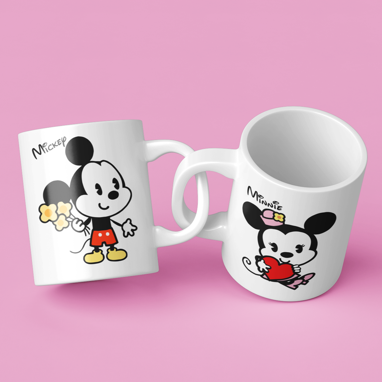 Set 2 mug con 2 tovagliette WMSET/22 Disney Love Sweet Love Egan